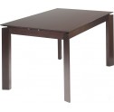 Grande table rectangle avec allonge de 6 &agrave; 8 places weng&eacute; PETER