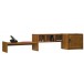 Surmeuble Pin Miel pour Bureau 