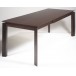 Grande table rectangle avec allonge de 6 à 8 places wengé PETER