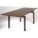 Grande table rectangle avec allonge de 6 à 8 places wengé MATTHE