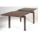 Grande table rectangle avec allonge de 6 à 8 places wengé MATTHE