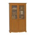 Meuble biblioth&egrave;que pin miel 2 portes de style anglais 38222