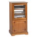 Meuble rack hifi plaqué merisier dessus relevable 6716