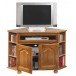 Meuble TV d'angle chêne 2 portes 1 abattant 5651