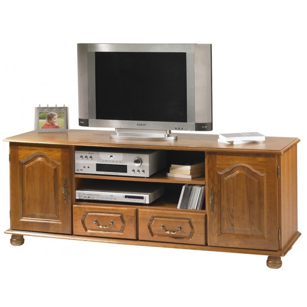 Meuble Tv Bas Chene : Meuble Tv Banc Chêne 2 Portes 2 Tiroirs Meuble Tv Bas Chene : Meuble Tv Banc Chêne 2 Portes 2 Tiroirs