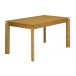 Table rectangle chêne clair 6 à 8 places allonges intégrées PETER