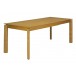 Table rectangle chêne clair 6 à 8 places allonges intégrées PETER