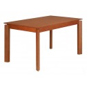 Grande table rectangle teint&eacute;e merisier 6 &agrave; 8 places PETER 