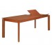 Grande table rectangle teintée merisier 6 à 8 places PETER 