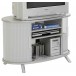Meuble TV Hifi aluminium 2 rideaux translucides