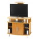 Meuble TV Home Cinema avec support enceintes 2 coloris