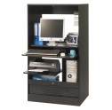 Armoire informatique noire