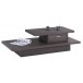 Table Basse Rectangle Wengé Panneaux Epais