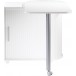 Bureau Informatique Blanc Pivotant