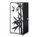 Armoire Informatique Noire Bambous