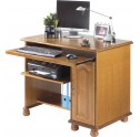 Bureau Informatique Ch&ecirc;ne Rustique