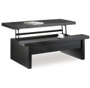 Table Basse Weng&eacute; Placage Ouverte
