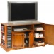 Meuble TV HIFI merisier grand écran + Range CD 6734P