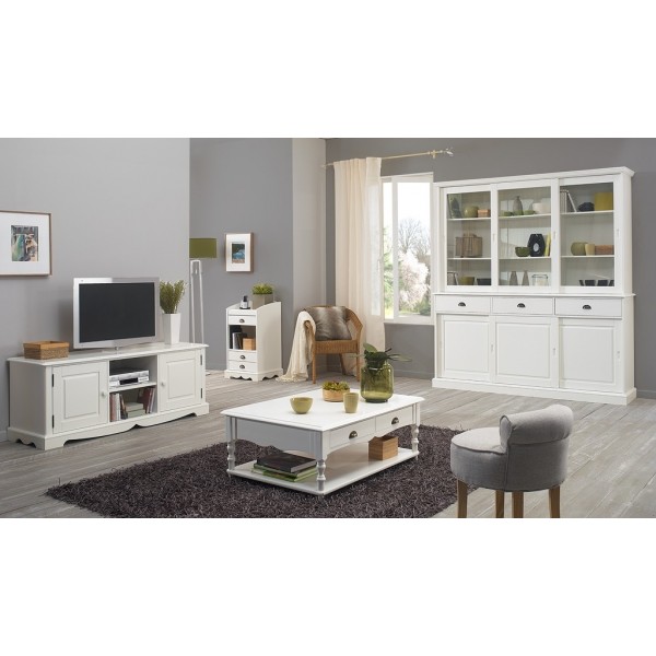 Unigro Meuble Tv Blanc : Meuble Tv Hifi Blanc Charme De Style Anglais – Beaux Meubles Pas Chers Unigro Meuble Tv Blanc : Meuble Tv Hifi Blanc Charme De Style Anglais – Beaux Meubles Pas Chers