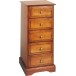 Chiffonnier Louis Philippe Merisier 5 Tiroirs