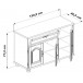 Meuble TV Hi-Fi grand écran chêne 3 portes 5612VAR
