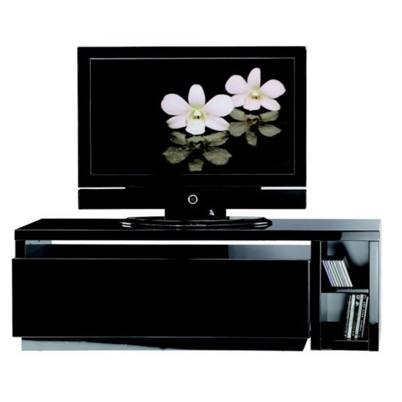 Meuble Tv Urbana Noir : Sejour > Meubles D appoint > Meubles Tv > Meuble Tv Noir Modulable Meuble Tv Urbana Noir : Sejour > Meubles D appoint > Meubles Tv > Meuble Tv Noir Modulable