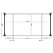 Lit junior 90 x 190 style anglais blanc 40090