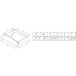 Bahut / buffet bas 3 portes 3 tiroirs style anglais blanc 40803