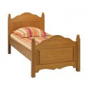Lit junior 90 x 190 style anglais pin miel 38090