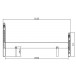 Lit 160 x 200 style anglais pin miel 38160