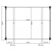 Lit 160 x 200 style anglais pin miel 38160