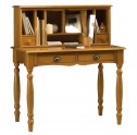Bonheur du jour + surmeuble style anglais pin miel 4T 38152