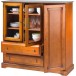 Vitrine / Rangement Louis-Philippe 3 Portes 2 tiroirs 6765SV