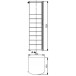 Classeur à rideau vertical hauteur 150 cm