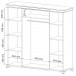 Armoire Glace / penderie 4 portes merisier pin massif Louis Phil