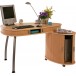 Bureau 2 rideaux + 1 caisson roulant 2 rideaux hêtre