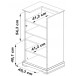 Rack Hi Fi 2 portes  Louis Phlippe 6716
