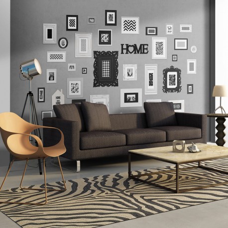 Papier peint  Wall full of frames