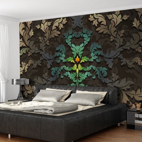 Papier peint  Feuilles dansantes
