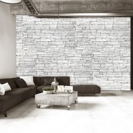 Papier peint  White Brick