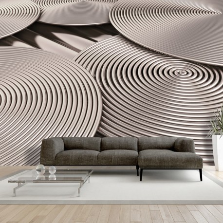 Papier peint   Copper Spirals