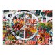 Papier peint  Hippie Graffiti