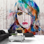 Papier peint  Wooden Portrait