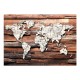 Papier peint  Map On Wood