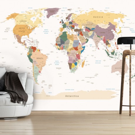 Papier peint  World Map