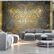 Papier peint  Golden Butterfly