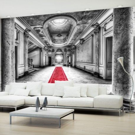 Papier peint  Mystery marble  black and white