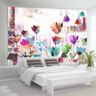 Papier peint  Colorful tulips