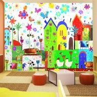 Papier peint  Happy farm