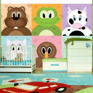 Papier peint  Cheerful animals